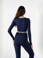 CROPPED ROUND NECK LONG SLEEVE