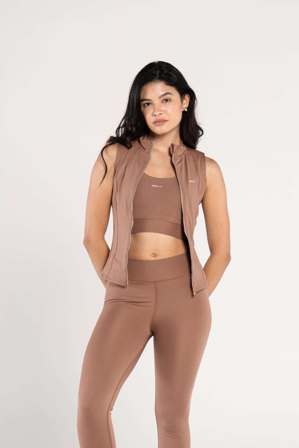 SLEEVELESS SCULPTED JACKET