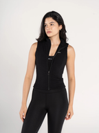 SLEEVELESS SCULPTED JACKET