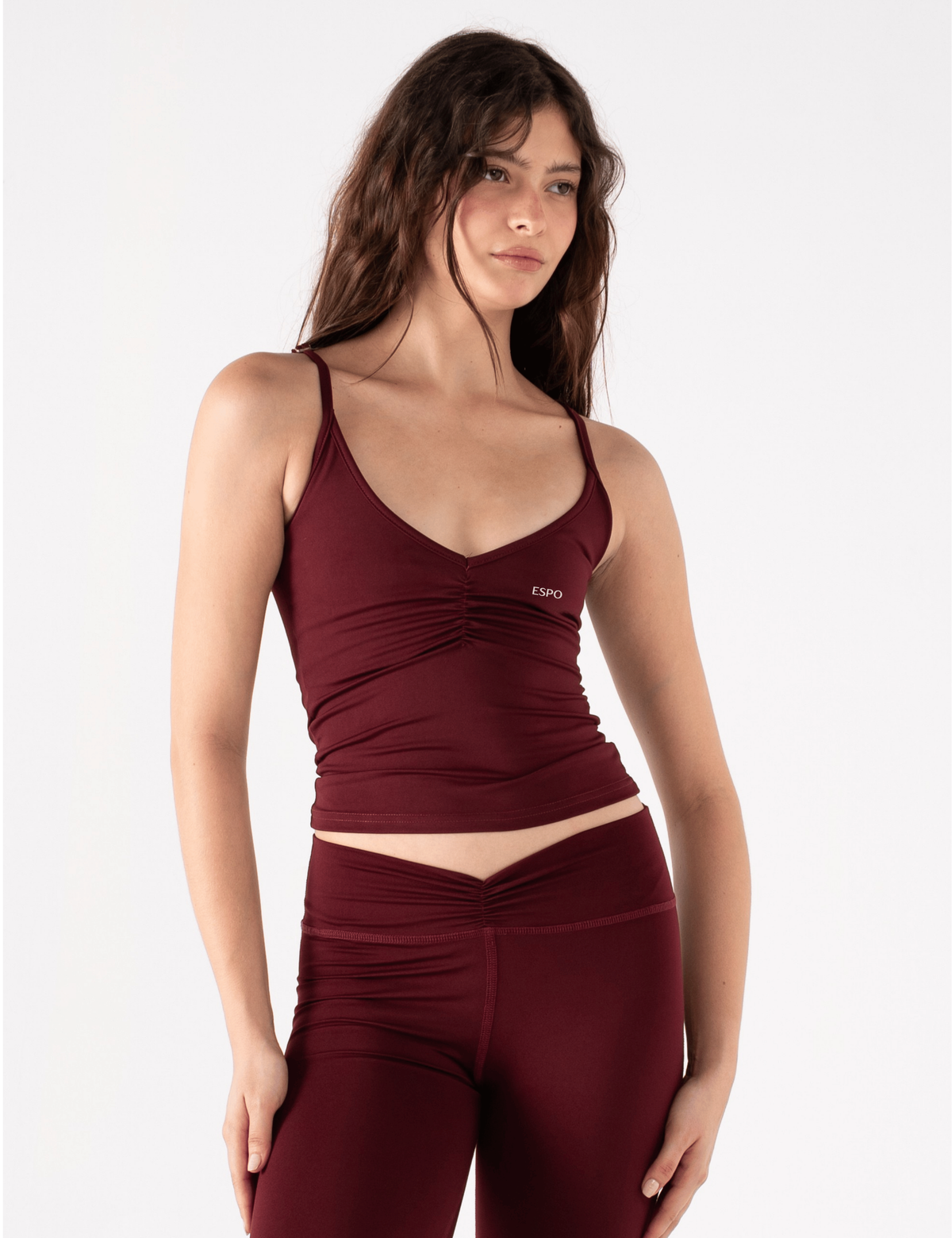 RUCHED TANK TOP
