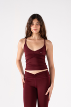 RUCHED TANK TOP