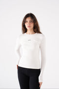 RIBBED ROUND NECK LONG SLEEVE