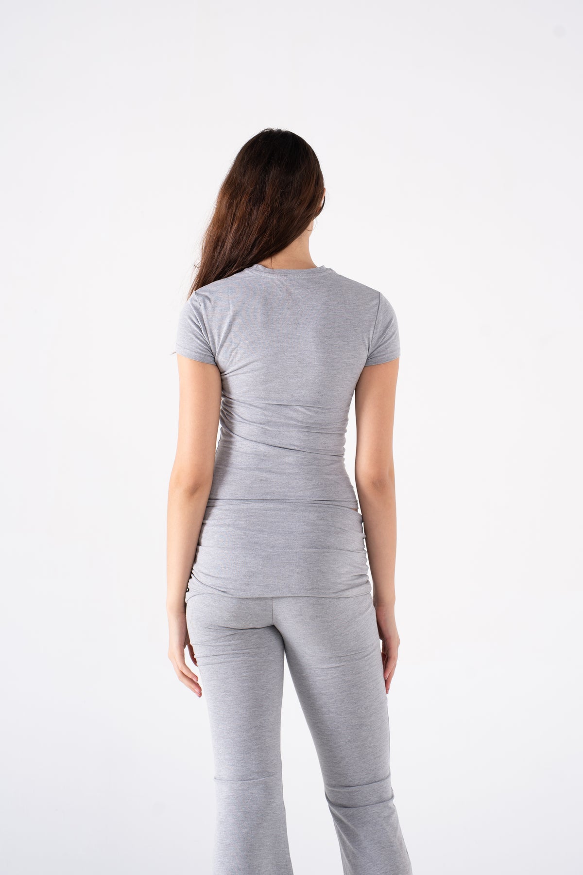 COTTON FOLD OVER YOGA PANTS