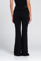 COTTON FOLD OVER YOGA PANTS