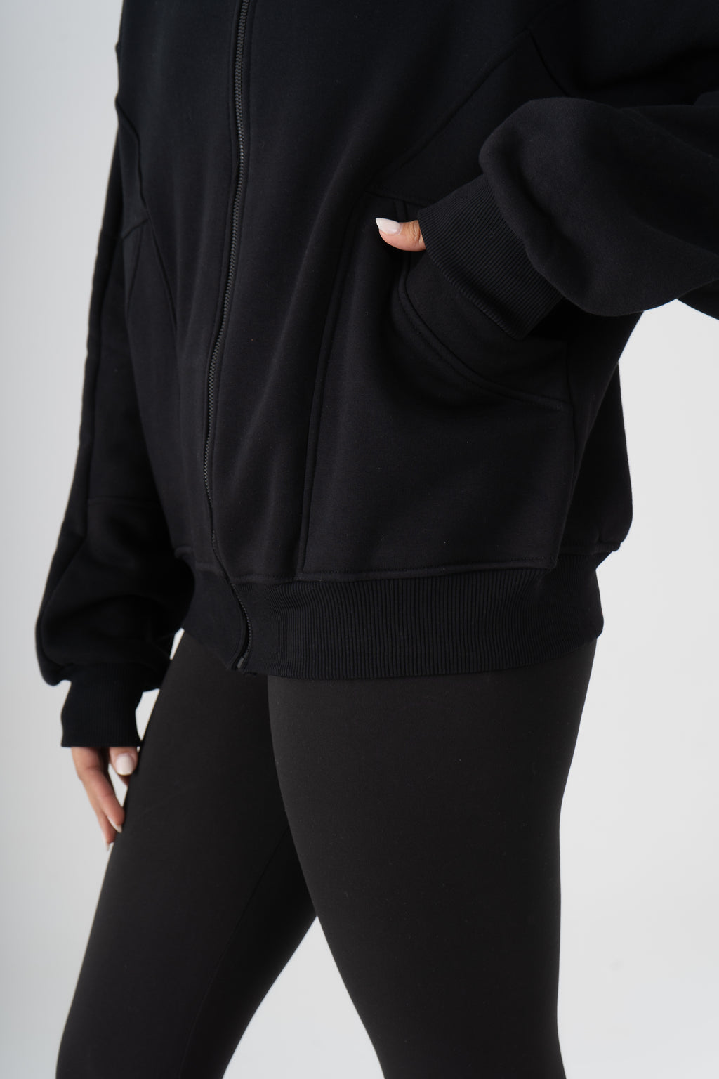HIGH NECK OVERSIZED JACKET