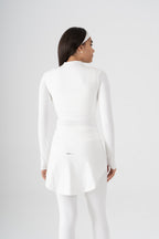 QUARTER ZIP LONG SLEEVE TOP