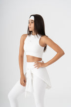 CREW SLEEVELESS CROPPED TOP