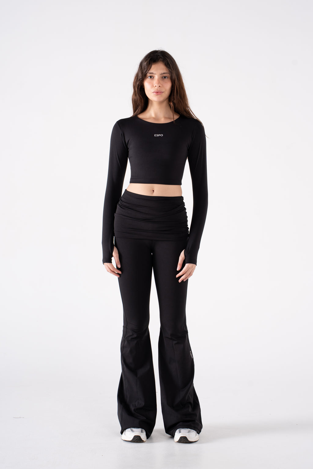 CROPPED ROUND NECK LONG SLEEVE