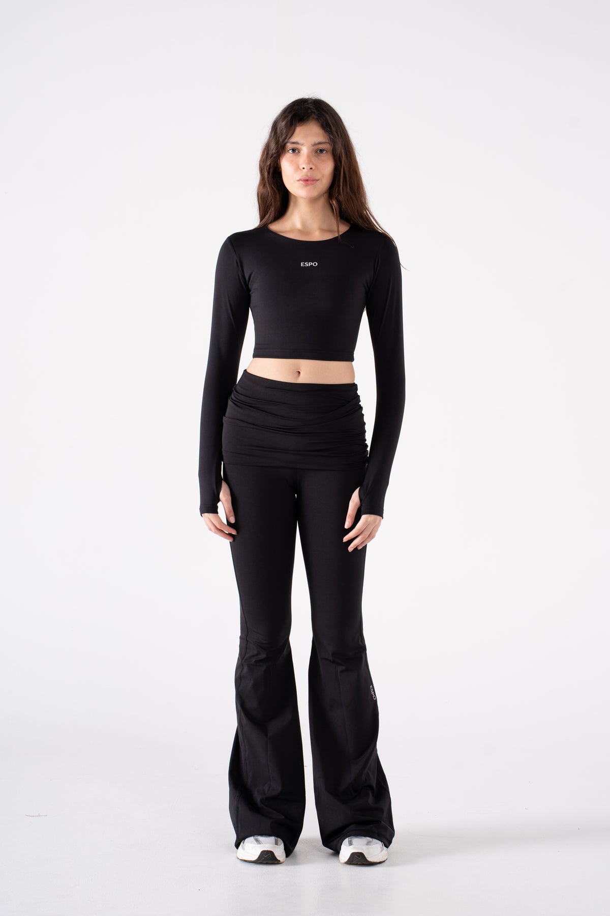 CROPPED ROUND NECK LONG SLEEVE