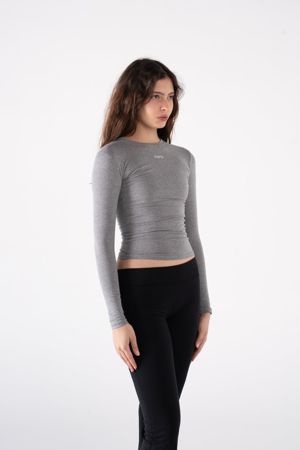 COTTON ROUND NECK LONG SLEEVE