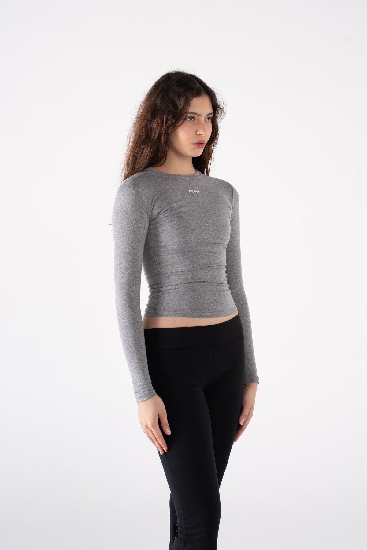 COTTON ROUND NECK LONG SLEEVE