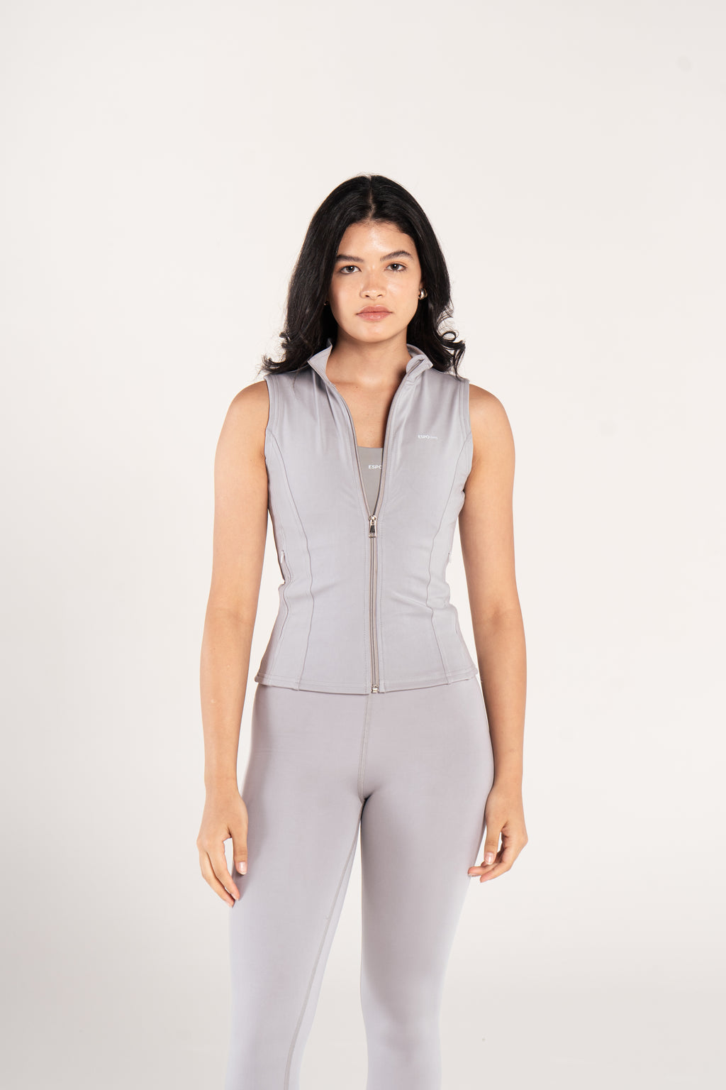 SLEEVELESS SCULPTED JACKET