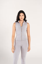 SLEEVELESS SCULPTED JACKET