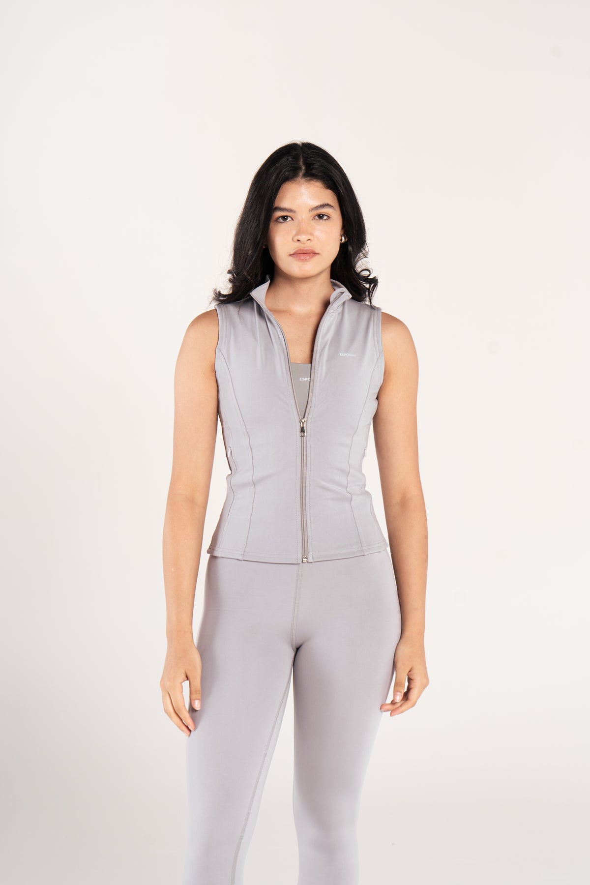SLEEVELESS SCULPTED JACKET