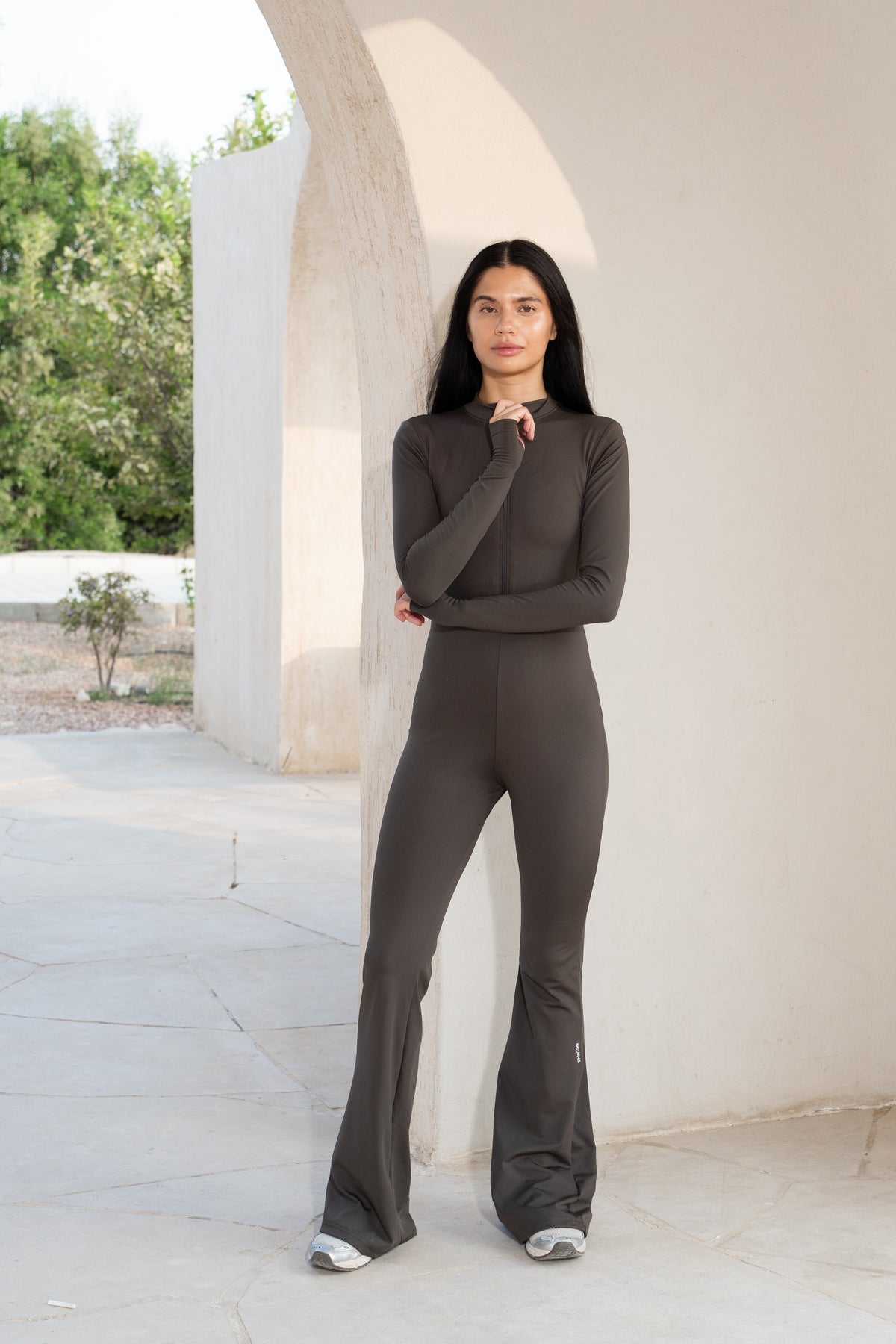 FORM HIGH NECK LONG SLEEVE JUMPSUIT