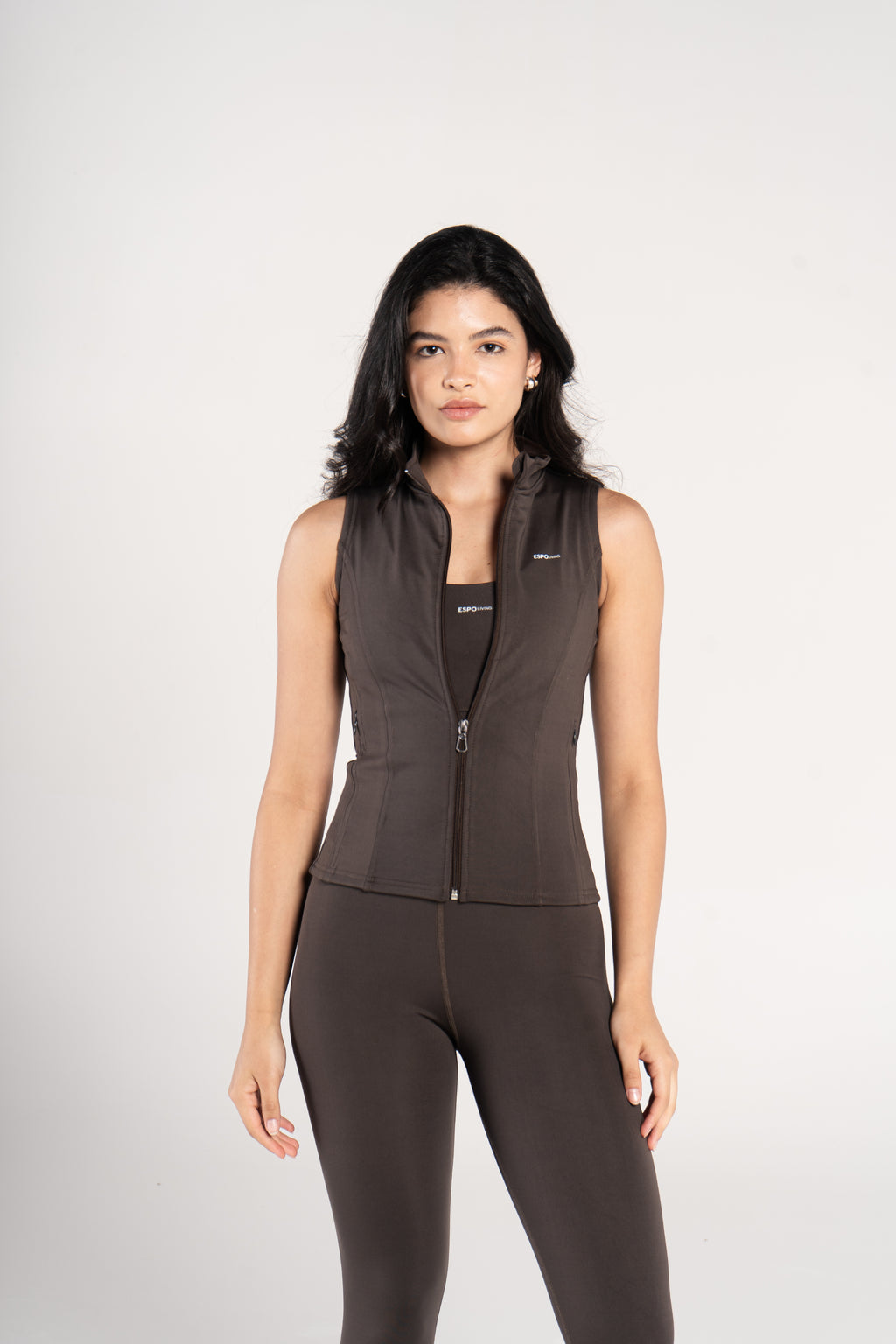 SLEEVELESS SCULPTED JACKET