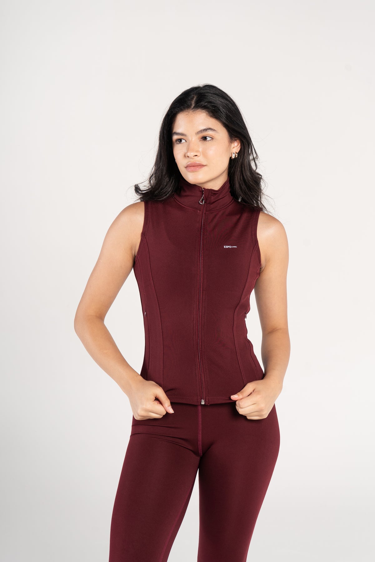 SLEEVELESS SCULPTED JACKET