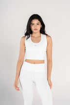 DEFINED RACER CROPPED TOP