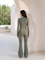 FORM HIGH NECK LONG SLEEVE JUMPSUIT