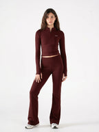 QUARTER ZIP LONG SLEEVE TOP